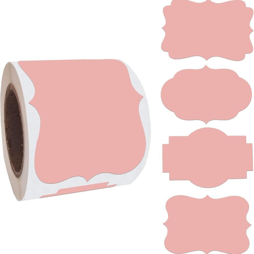 2 x 3 inch Rose Gold Sticker Labels 200PCS Sticky Tag Stickers for Essential Oil